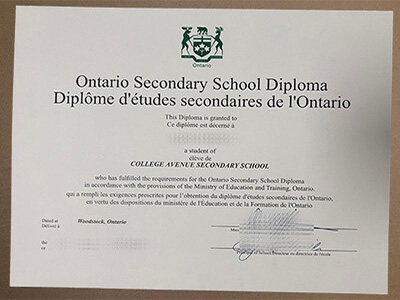 Ontario Secondary School Diploma
