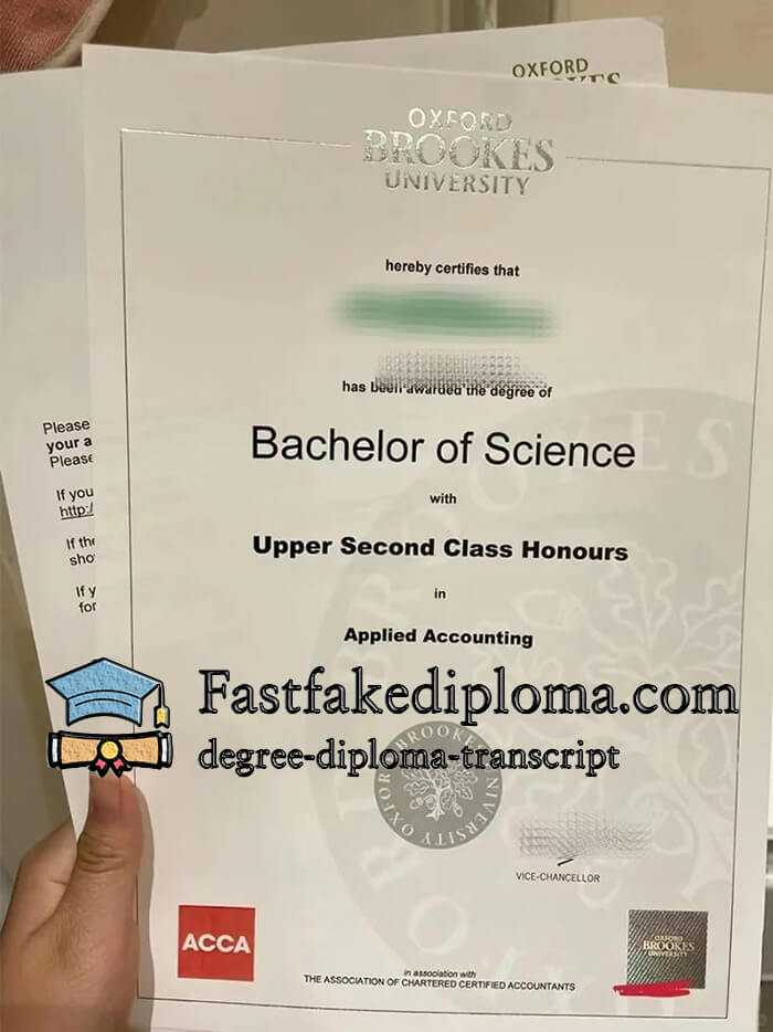 purchase realistic Oxford Brookes University degree