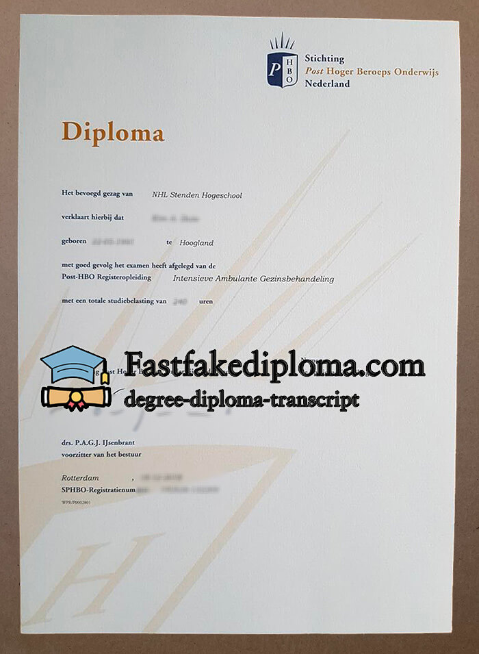 purchase realistic Post Hoger Beroeps Onderwijs degree