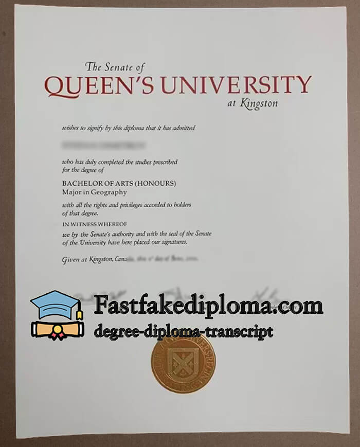 Buy Queen's University diploma