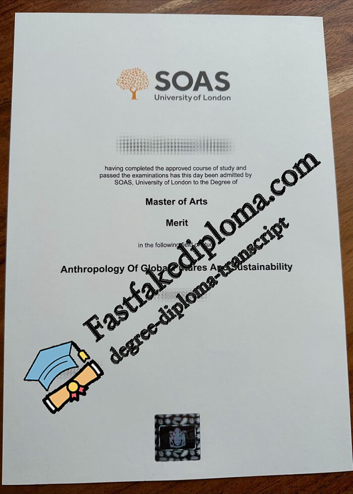 Buy SOAS University of London fake diploma.