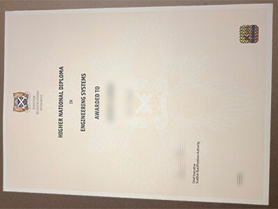 Where to order SQA Higher National Diploma?