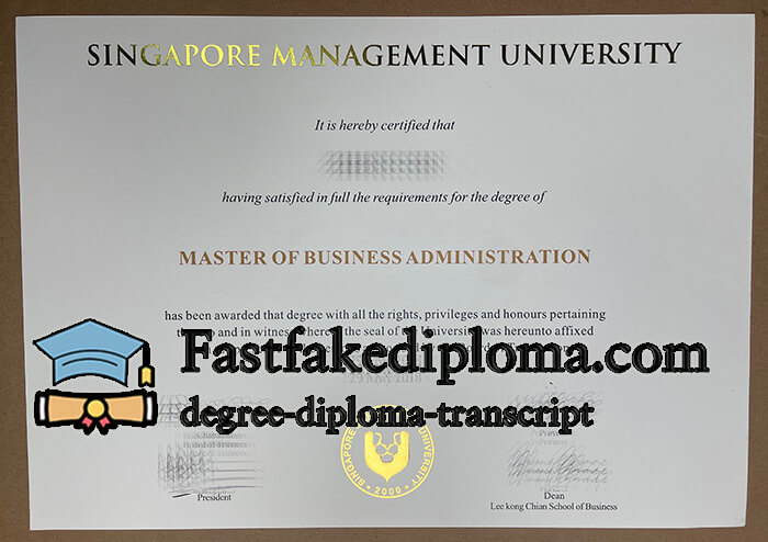 Singapore Management University degree
