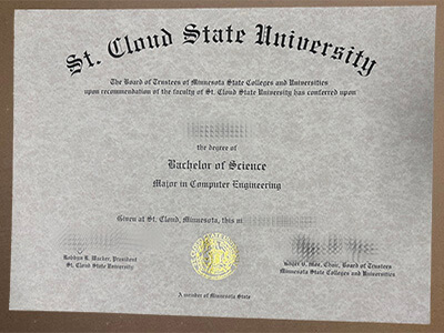 order St.Cloud State University certificate