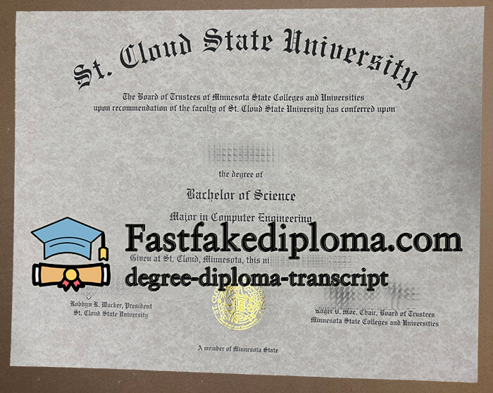 get St.Cloud State University diploma