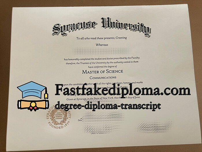 purchase realistic Syracuse University degree