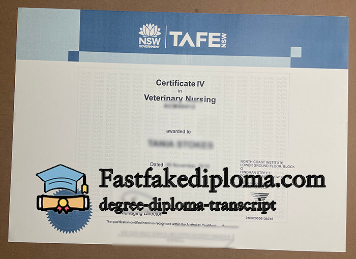 Where to buy TAFE NSW certificate