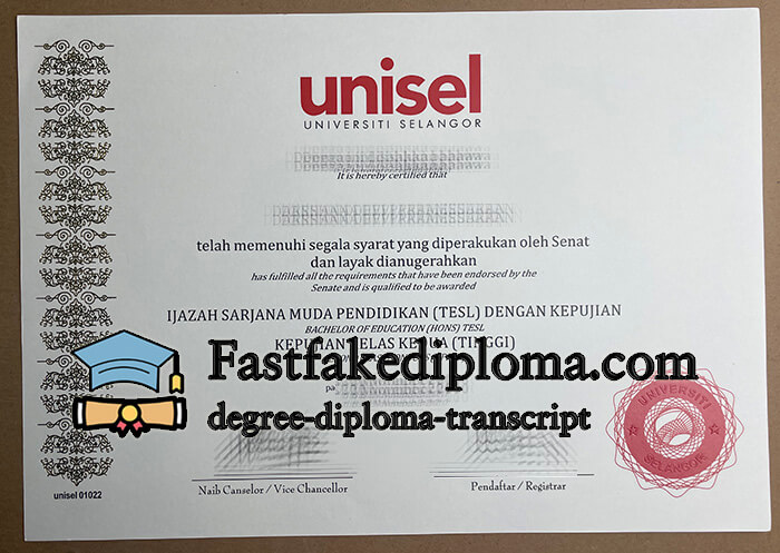 purchase realistic Unisel degree