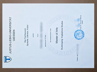 how to order Universitat Giessen diploma?