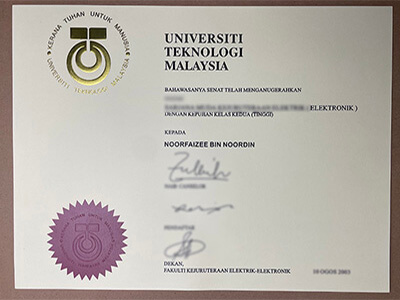 purchase realistic Universiti Teknologi Malaysia degree