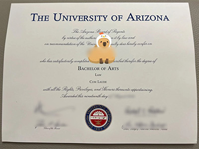 purchase realistic University of Arizona degree