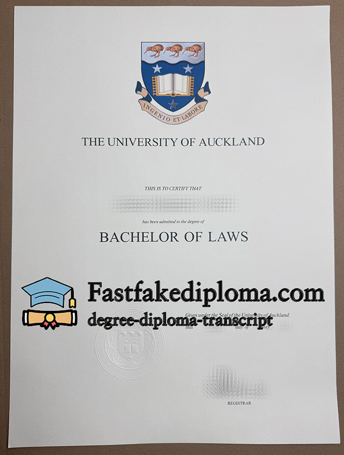 Order University of Auckland diploma