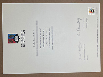 purchase realistic University of Birmingham degree