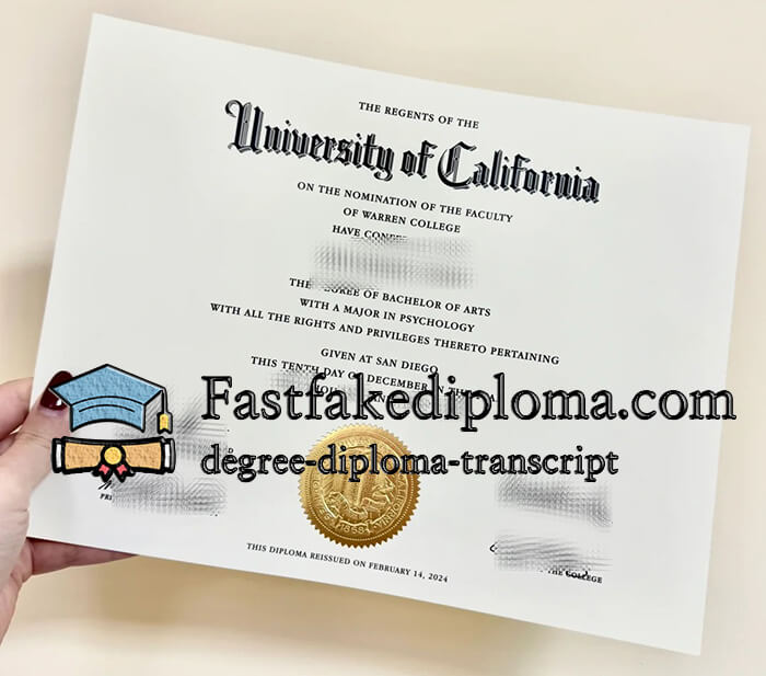 purchase realistic University of California at San Diego degree