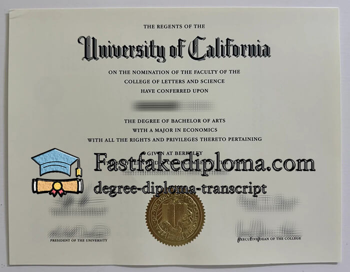purchase realistic University of California at berkeley degree