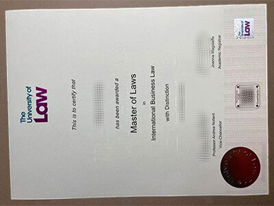order University of Law diploma