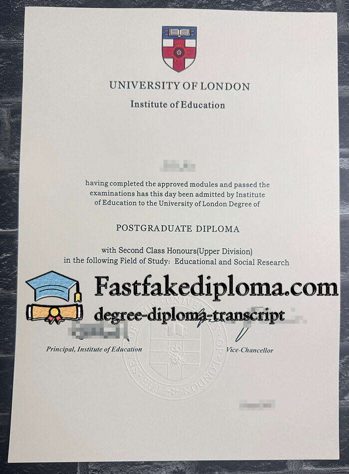 Get University of London Institute of Education fake diploma