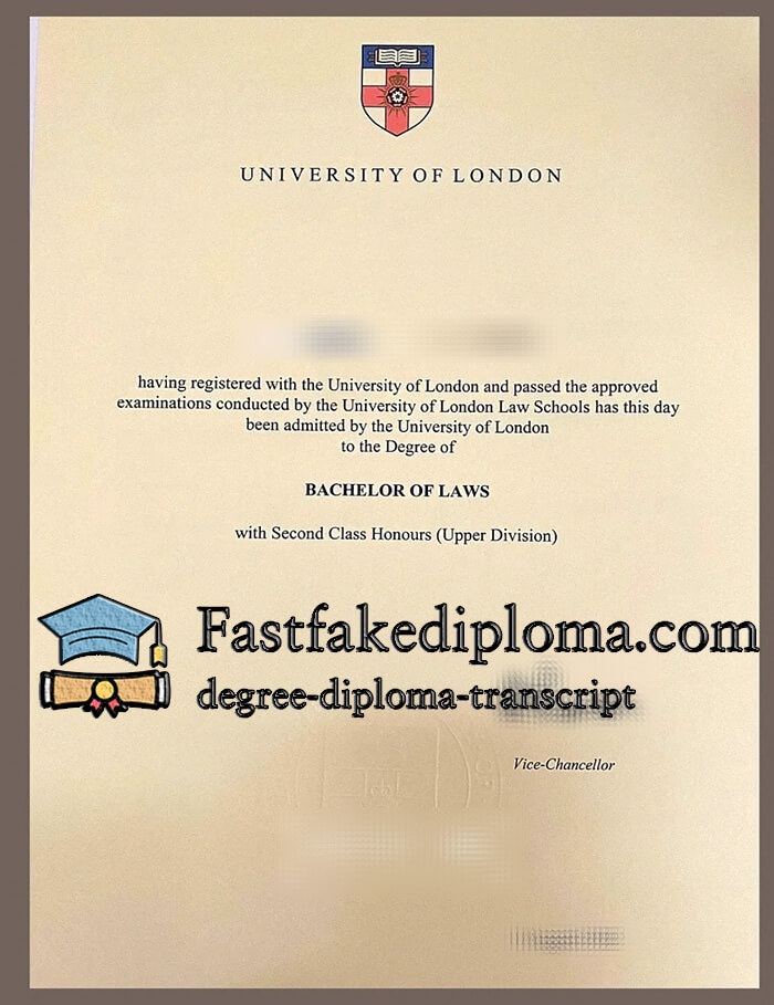 purchase realistic University of London Law School degree