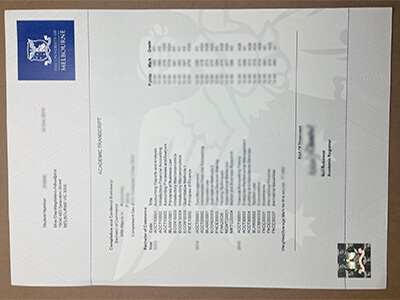 Buy University of Melbourne transcript