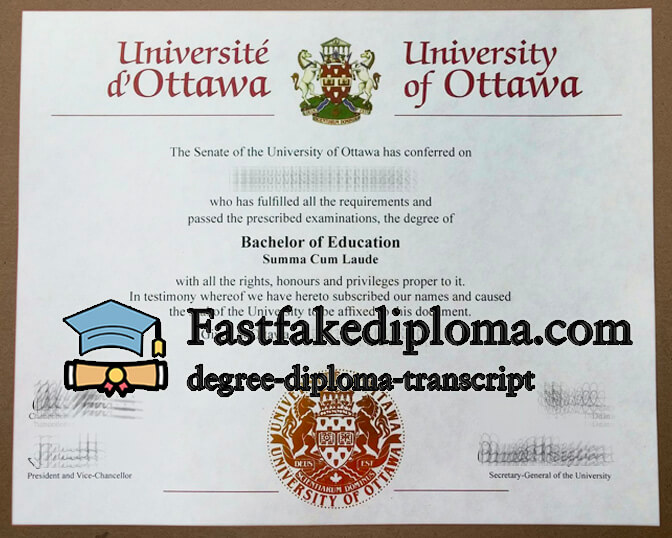 University of Ottawa diploma