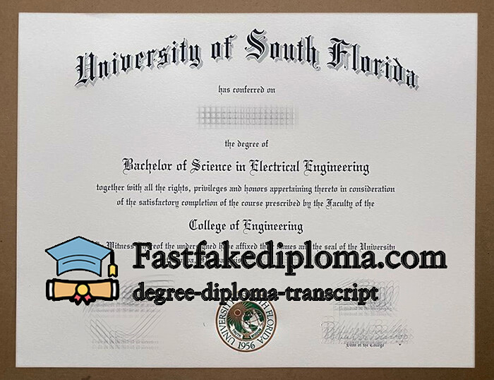 University of South Florida diploma
