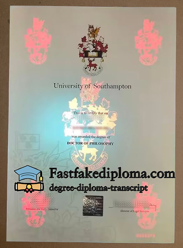 Buy University of Southampton diploma