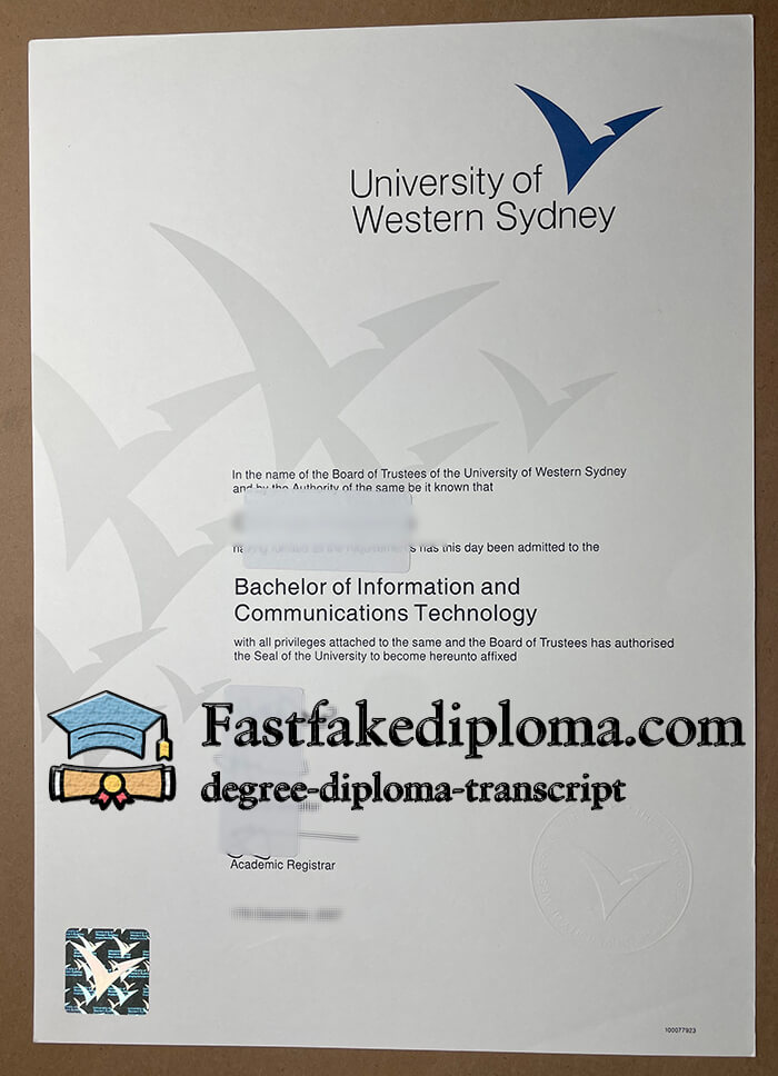 buy University of Western Sydney diploma online. order UWS fake degree