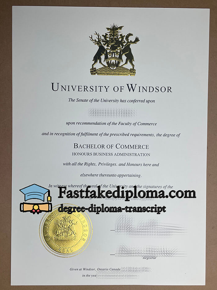 purchase realistic University of Windsor degree