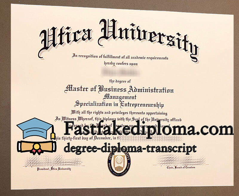 buy Utica University diploma