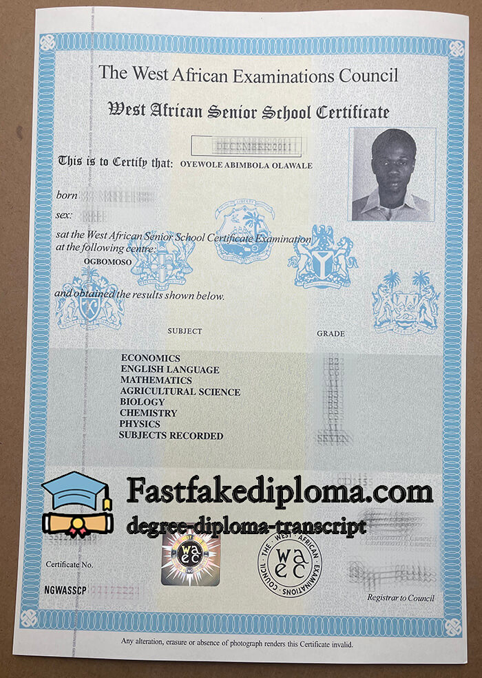 WAEC fake certificate