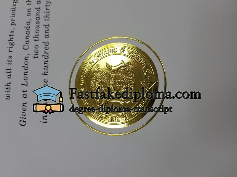 University of Western Ontario diploma