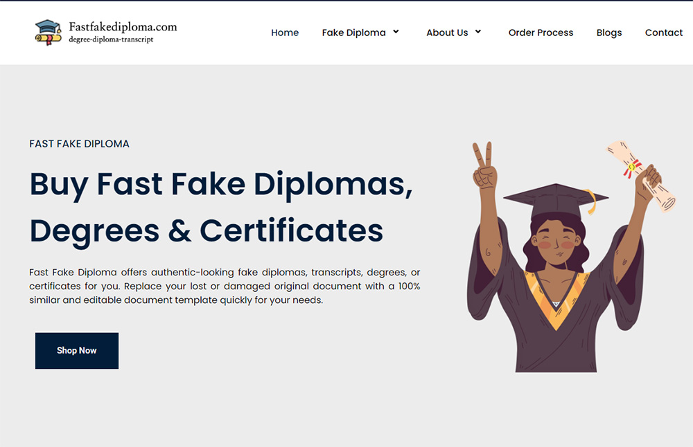 Buy fake diploma