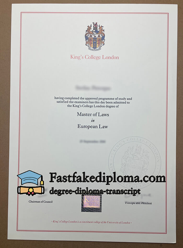 Buy king's College London diploma, get fake degree online