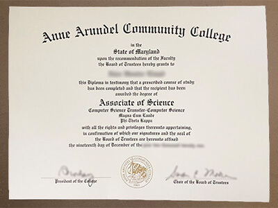 Buy Anne Arundel Community College diploma, get AACC fake degree