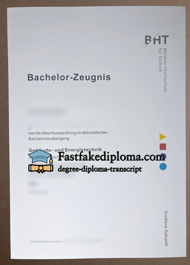 Buy Berliner Hochschule Für Technik diploma, order BHT fake degree.
