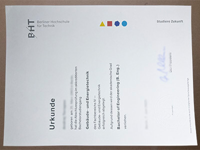 Buy Berliner Hochschule Für Technik diploma, order BHT fake degree.