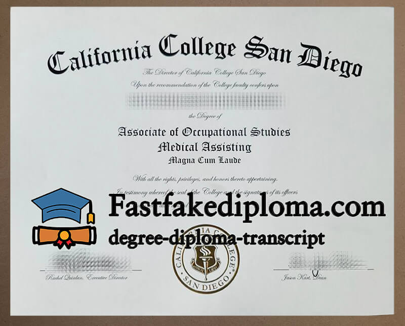 buy California College San Diego diploma