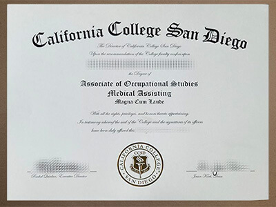 get California College San Diego diploma