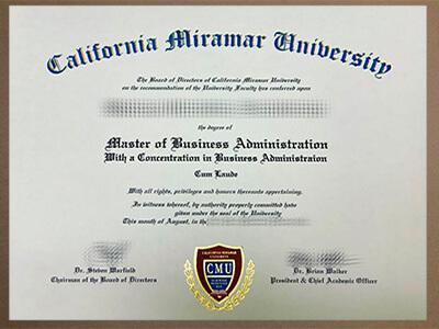 California Miramar University degree