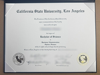 get California State University Los Angeles diploma