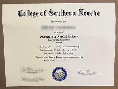 Buy College of Southern Nevada diploma, get College of Southern Nevada degree online