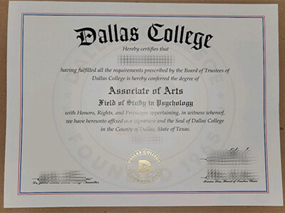 buy Dallas College diploma