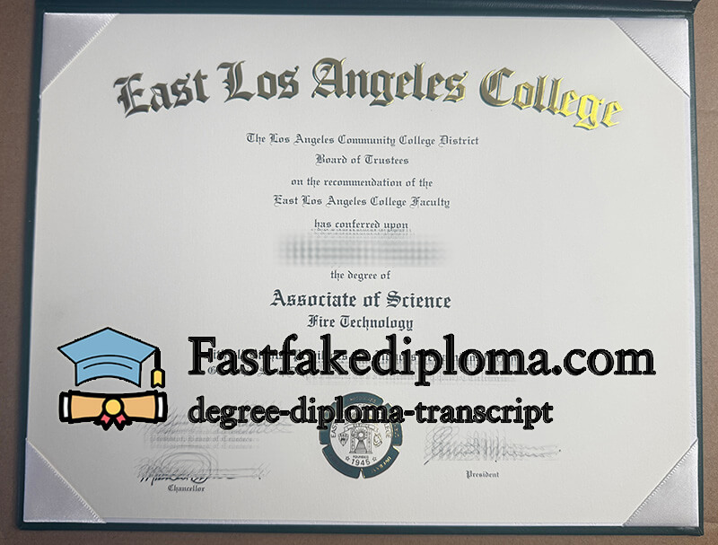 Can I order East Los Angeles College diploma?