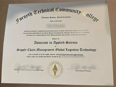 get Forsyth Technical Community College diploma