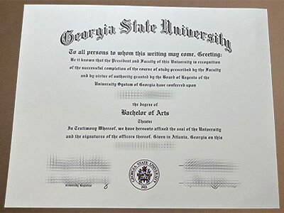 Buy Georgia State University diploma, make Georgia State University degree.