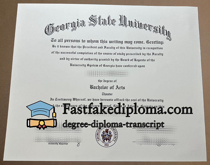 Buy Georgia State University diploma, make Georgia State University degree.