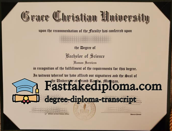 Order Grace Christian University diploma
