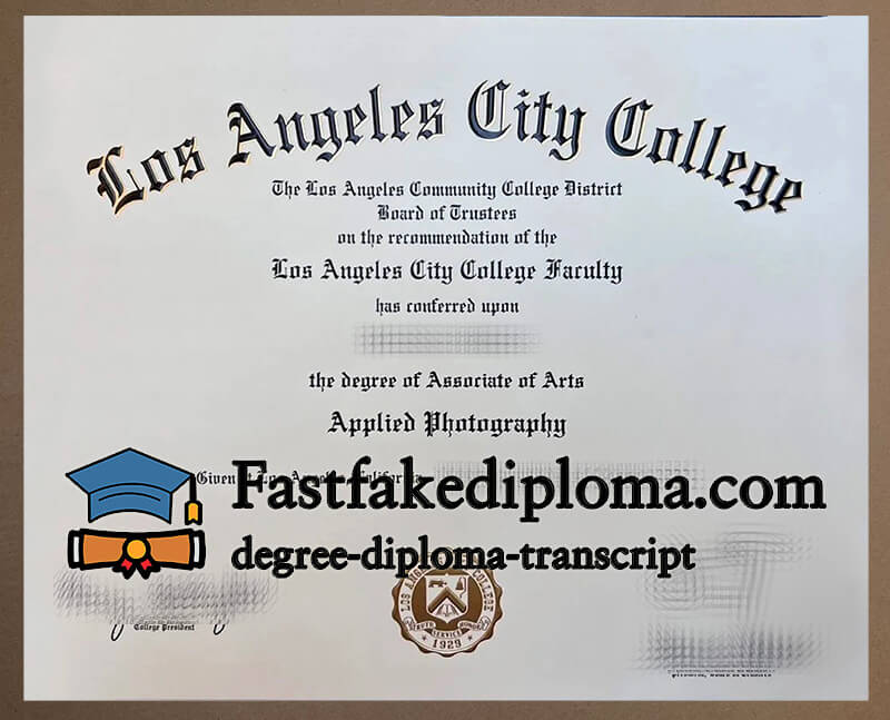Buy Los Angeles City College diploma