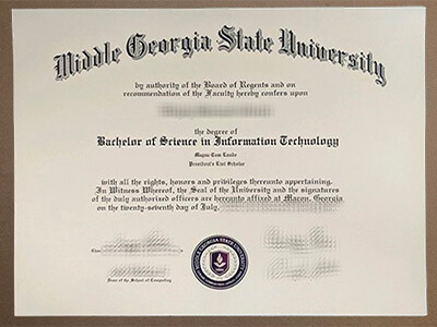 fake Middle Georgia State University diploma