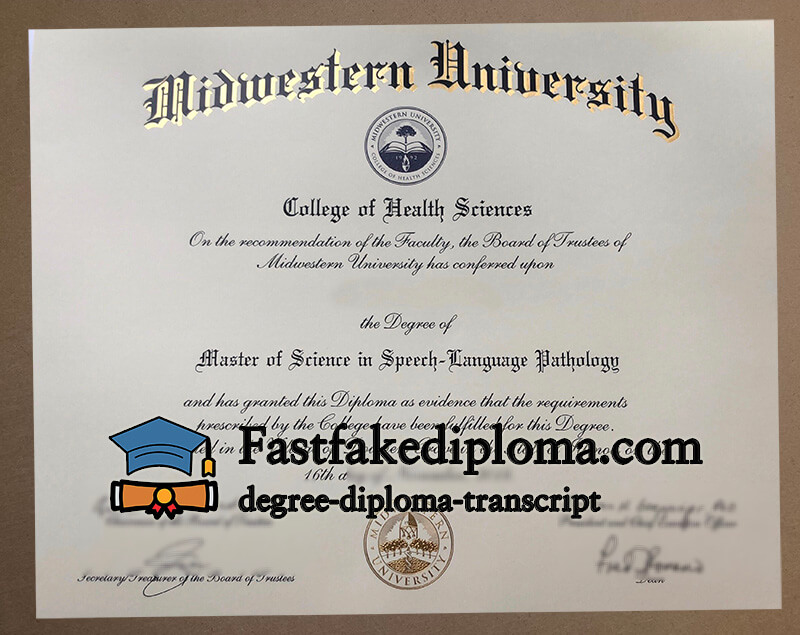 Order Midwestern University diploma